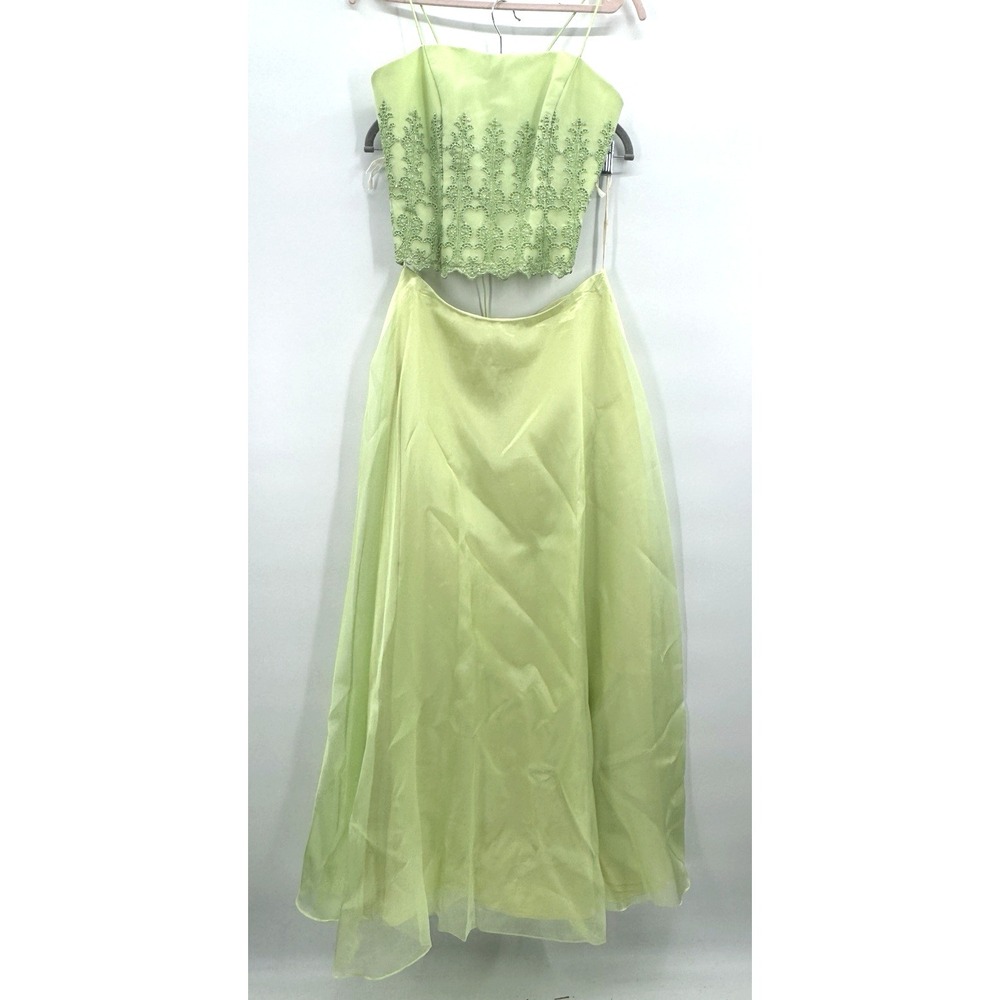 VTG Y2K Dave & Johnny Prom Dress Evening 2PC Gown 9/10 Fairy Ethereal Whimsy
